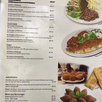 Cantinho Brasileiro - menu 2019 - Brazilian Near Me - Los Angeles, California