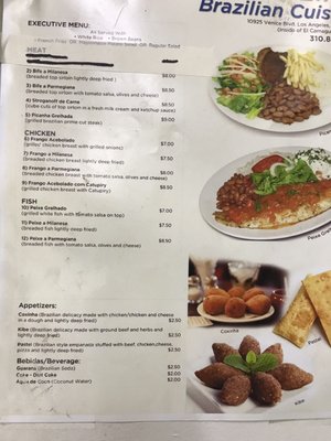 Menu photo 6 Cantinho Brasileiro Los Angeles, CA