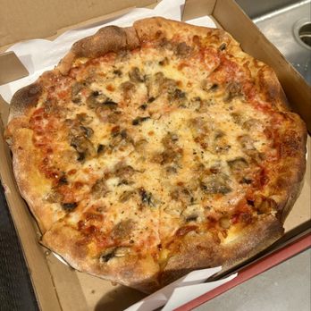 Rebellion Pizza - 12" Cheese add mushroom and sausage - Pizza Near Me - Henderson, Nevada Rebellion Pizza - 12" Cheese add mushroom and sausage - Pizza Near Me - Henderson, Nevada