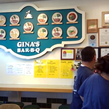 Gina's B-B-Q - The place was packed this day so we sat a the side table below the mantle. Photo by Eric Alcantara - Korean Near Me - Honolulu, Hawaii Gina's B-B-Q - The place was packed this day so we sat a the side table below the mantle. Photo by Eric Alcantara - Korean Near Me - Honolulu, Hawaii