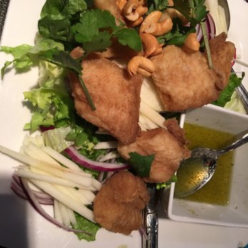 Baan Thai - Fried Fish with Green Apple Salad - Thai Near Me - Panorama City, California Baan Thai - Fried Fish with Green Apple Salad - Thai Near Me - Panorama City, California