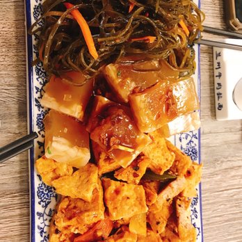 LAN Noodle - Three dishes together - Chinese Near Me - Arcadia, California
