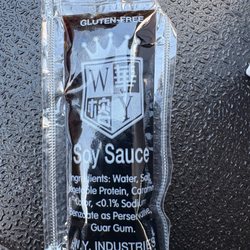 Soy sauce, never seen this brand before thought it would give the food more flavor, it did not