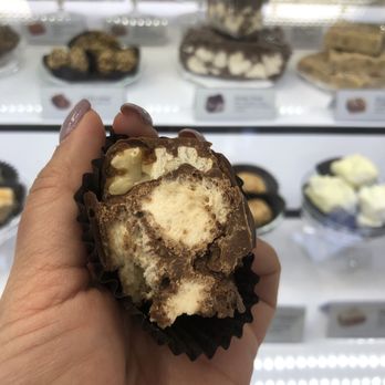 See's Candies - Rocky road sample was HUGE lol and tasty! Walnuts and marshmallows yum - Candy Stores Near Me - Diamond Bar, California See's Candies - Rocky road sample was HUGE lol and tasty! Walnuts and marshmallows yum - Candy Stores Near Me - Diamond Bar, California