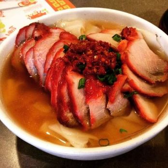 First Chinese BBQ - Wonton soup with flat noodle & charsiu..they make it best! - Barbeque Near Me - Arlington, Texas First Chinese BBQ - Wonton soup with flat noodle & charsiu..they make it best! - Barbeque Near Me - Arlington, Texas