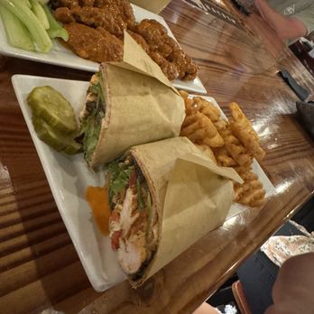 The Whiskey Barrel - Buffalo Chicken Wrap - Whiskey Bars Near Me - Port Jefferson, New York