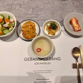 Gebang Sikdang - The best are these appetizers (I like their seaweed soup) - Korean Near Me - Los Angeles, California Gebang Sikdang - The best are these appetizers (I like their seaweed soup) - Korean Near Me - Los Angeles, California