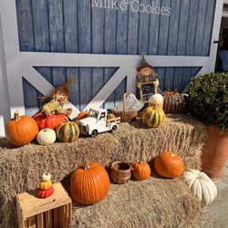 Tiny's Milk & Cookies - Cute little fall display for photos!