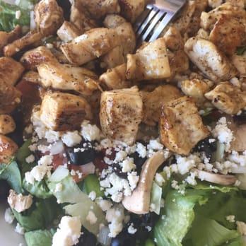 Otay Pizza - a salad with chicken and feta cheese - Pizza Near Me - San Diego, California