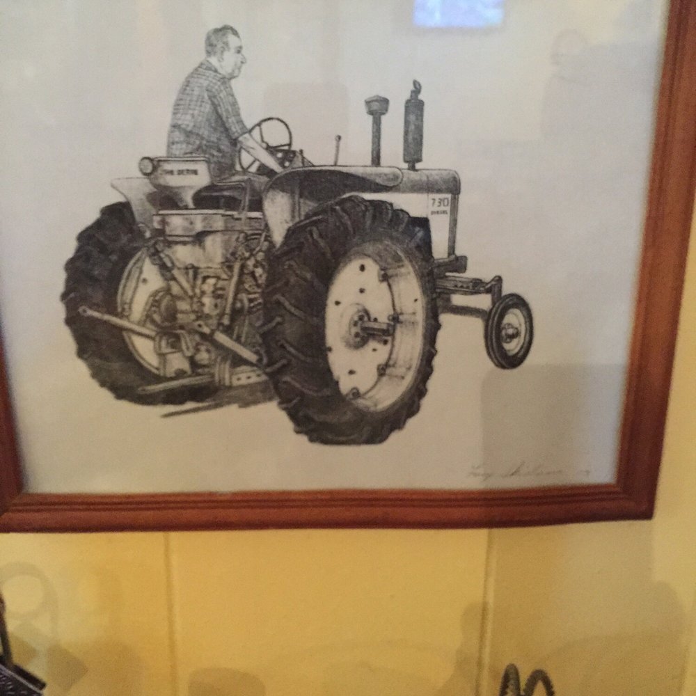 Terry's Breakfast & Lunch - The owner ( Terry) is an antique tractor collector. Cool photos on wall near table - Breakfast & Brunch Near Me - Spokane Valley, Washington