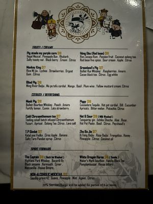 Menu photo 8 Blind Pig Speakeasy Lounge San Francisco, CA