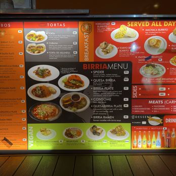 Taqueria El Torito - Menu 1/2 - Food Trucks Near Me - Portland, Oregon Taqueria El Torito - Menu 1/2 - Food Trucks Near Me - Portland, Oregon
