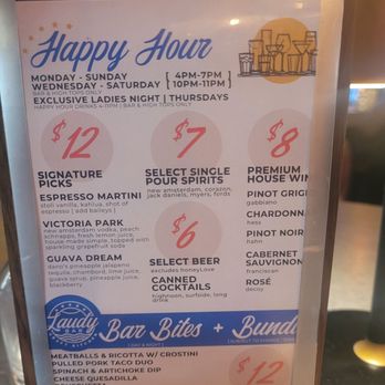Laudy Bar & Craft Kitchen - Happy Hour menu - Cocktail Bars Near Me - Fort Lauderdale, Florida Laudy Bar & Craft Kitchen - Happy Hour menu - Cocktail Bars Near Me - Fort Lauderdale, Florida