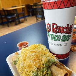 El Ranchito Taco Shop - M favorite rolled tacos but you have to request shredded beef and chunky guacamole unless you want ground beef