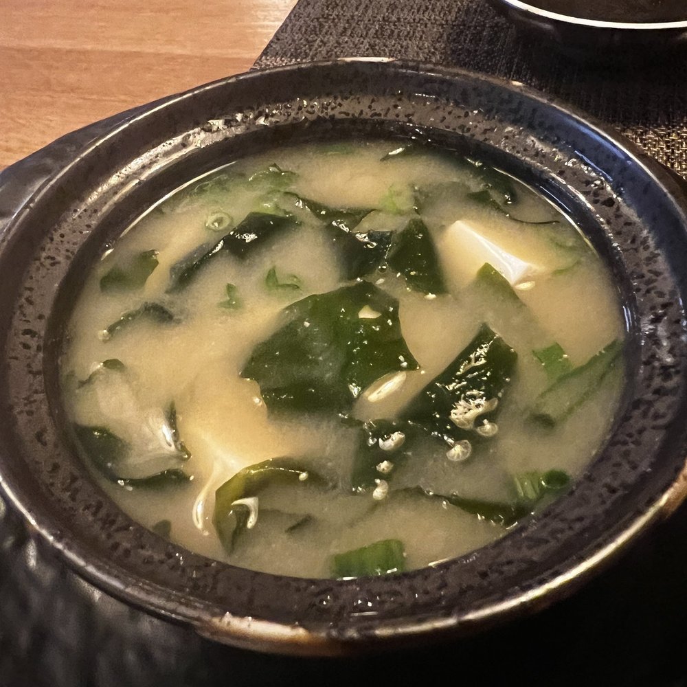Okasan - Miso had lots of seaweed and healthy blocks of tofu. - Sushi Bars Near Me - Rome, RM Okasan - Miso had lots of seaweed and healthy blocks of tofu. - Sushi Bars Near Me - Rome, RM