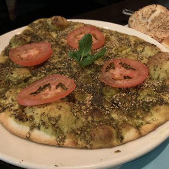 Lebanese Taverna - Za'atar flatbread - Lebanese Near Me - Mclean, Virginia