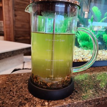 Yakumi Sushi - Press with green tea! Delicious! - Japanese Near Me - Poway, California