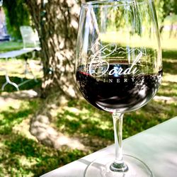 Cordi Winery - Wine under the willow tree.