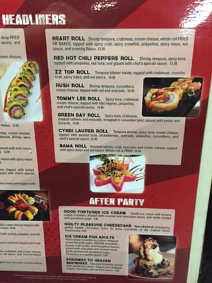 Menu photo 8 Rock N Roll Sushi Daphne, AL