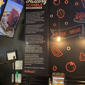 Shelby's Shawarma - History - Middle Eastern Near Me - Toronto, Ontario