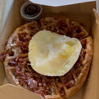 Roots Cafe - Candied Bacon & Waffle - Cafes Near Me - Cerritos, California Roots Cafe - Candied Bacon & Waffle - Cafes Near Me - Cerritos, California