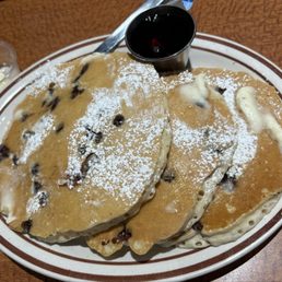 Chocolate chip pancakes.