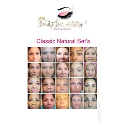 Beauty Bar Artistry - Before & After - Classic Mink Full Set's