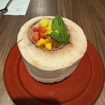 Star Leaf - Tropical Panna Cotta Coconut Bowl - Asian Fusion Near Me - Pasadena, California Star Leaf - Tropical Panna Cotta Coconut Bowl - Asian Fusion Near Me - Pasadena, California
