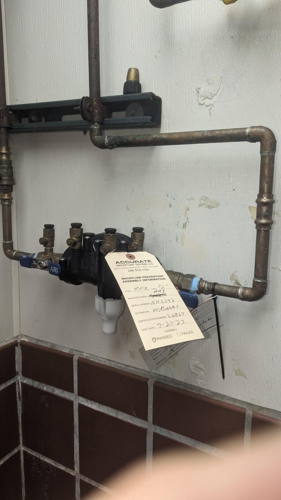 Slide of Accurate Backflow Testing