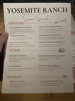 Menu photo 7 Yosemite Ranch Fresno, CA Menu photo 7 Yosemite Ranch Fresno, CA