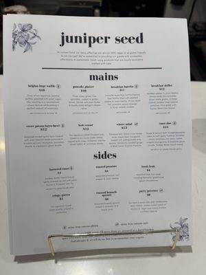 Menu photo 2 Juniper Seed Cincinnati, OH