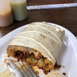 1/2 Chorizo Burrito 1/2 Chorizo Burrito