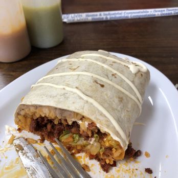 Taqueria La Chona - 1/2 Chorizo Burrito - Mexican Near Me - Tavares, Florida Taqueria La Chona - 1/2 Chorizo Burrito - Mexican Near Me - Tavares, Florida