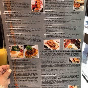 Waffles INCaffeinated - Menu - Breakfast & Brunch Near Me - Pittsburgh, Pennsylvania