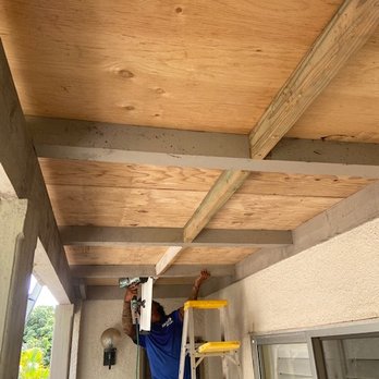 RSC Roofing - Rocky added more 2x4's to the rafters to support the plywood sheeting under roof. This makes it safer for us to stand on roof if necessary. - Roofing Near Me - Kapolei, Hawaii