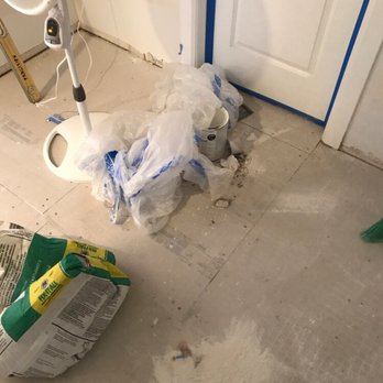 Your Handyman - Unprofessional - this is how 'Your Handyman' left the walls and master bedroom floor after the work was 'completed'. - General Contractors Near Me - Santa Barbara, California Your Handyman - Unprofessional - this is how 'Your Handyman' left the walls and master bedroom floor after the work was 'completed'. - General Contractors Near Me - Santa Barbara, California