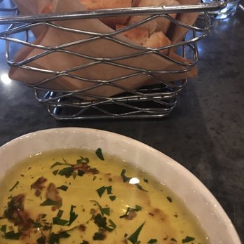 Bettolino Kitchen - Bread with the flavored olive oil. So delicious!!! - Italian Near Me - Redondo Beach, California