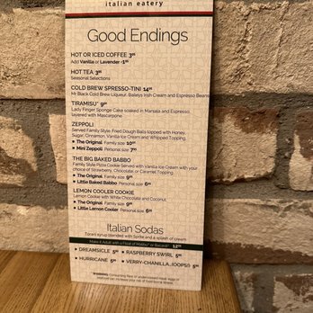 Babbo Italian Eatery - menu for good endings - Italian Near Me - Goodyear, Arizona Babbo Italian Eatery - menu for good endings - Italian Near Me - Goodyear, Arizona