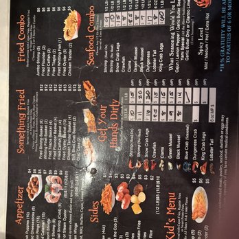 Yami Crab - Menu - Seafood Near Me - Warner Robins, Georgia
