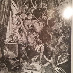 Galeria San Juan de Sahagun - Don Quixote tormented in his dreams.