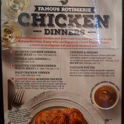 Swiss Chalet Rotisserie & Grill - 2017-06-11. Swiss Chalet. London, ON. Menu 4.