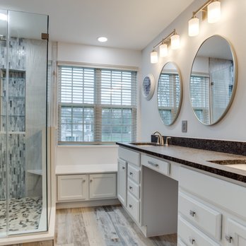 Reico Kitchen & Bath - double sinks and shower - General Contractors Near Me - Chantilly, Virginia