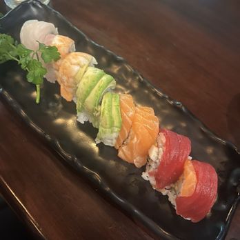 Sakekawa - Rainbow Roll - Sushi Bars Near Me - The Woodlands, Texas Sakekawa - Rainbow Roll - Sushi Bars Near Me - The Woodlands, Texas