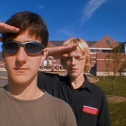 Sawyer Free Library - Cal and andre