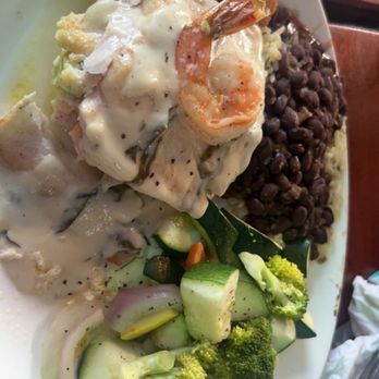 Pompano Joe's - Mahi "Bajan" - Seafood Near Me - Destin, Florida Pompano Joe's - Mahi "Bajan" - Seafood Near Me - Destin, Florida