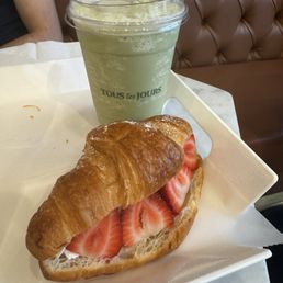 Strawberry Croissant