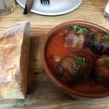 Avec - Chicago - Drool worthy bacon wrapped dates and sausage - Mediterranean Near Me - Chicago, Illinois Avec - Chicago - Drool worthy bacon wrapped dates and sausage - Mediterranean Near Me - Chicago, Illinois