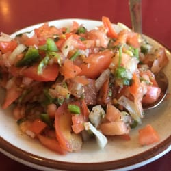 Plaza Mexico - Pico de gallo. Tasty. Has a lot of pepper