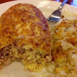 Lumes Pancake House - Corn beef hash omelet.