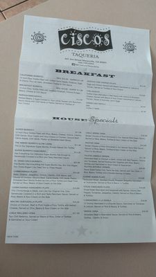 Menu photo 3 Cisco's Taqueria Marysville, CA Menu photo 3 Cisco's Taqueria Marysville, CA
